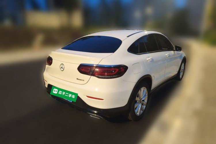 Used Mercedes-Benz GLC Coupe 2020 GLC 260 4MATIC Coupe SUV Rear Right 45 Deg