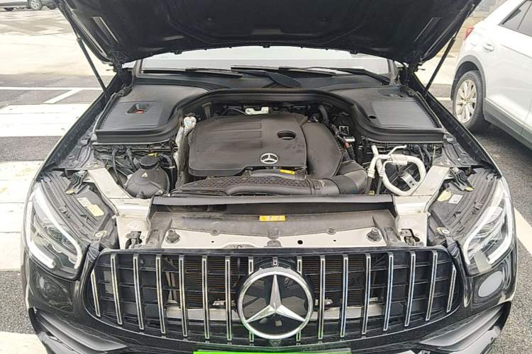 Used Mercedes-Benz GLC Coupe 2021 GLC 260 4MATIC Coupe SUV Engine Bay