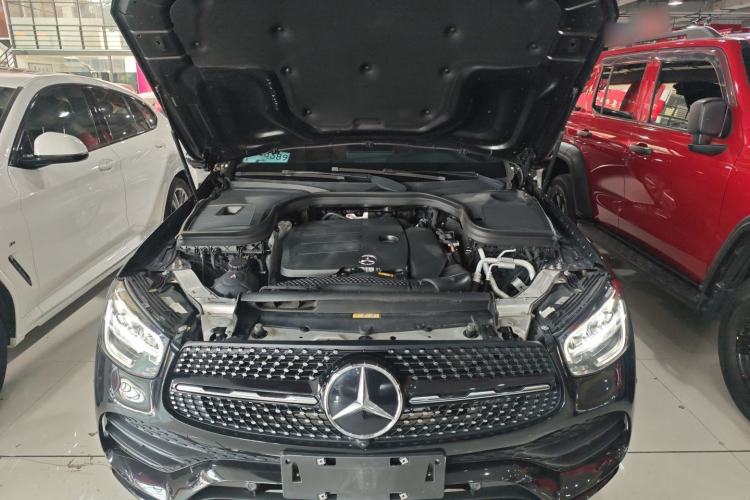 Used Mercedes-Benz GLC Coupe 2021 GLC 260 4MATIC Coupe SUV Engine Bay