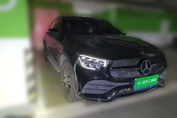 Used Mercedes-Benz GLC Coupe 2021 GLC 300 4MATIC Coupe SUV Front Right 45 Deg