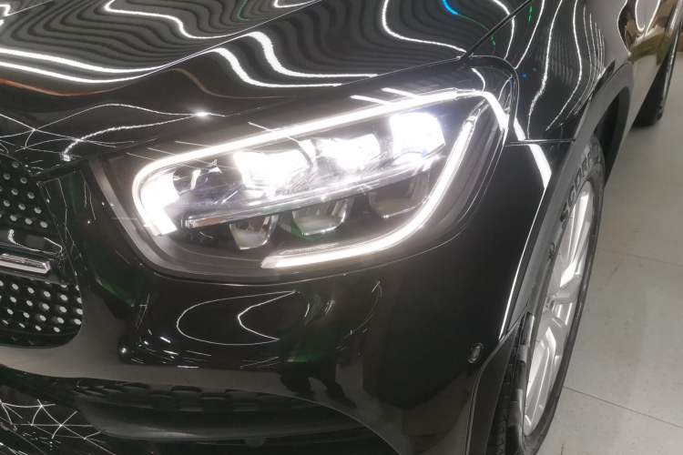 Used Mercedes-Benz GLC Coupe 2021 GLC 260 4MATIC Coupe SUV Left Front Headlight