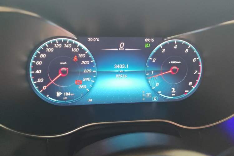 Used Mercedes-Benz GLC Coupe 2021 GLC 260 4MATIC Coupe SUV Odometer Close Up
