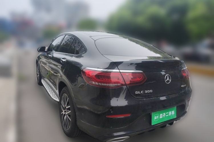 Used Mercedes-Benz GLC Coupe 2021 GLC 300 4MATIC Coupe SUV Rear Left 45 Deg