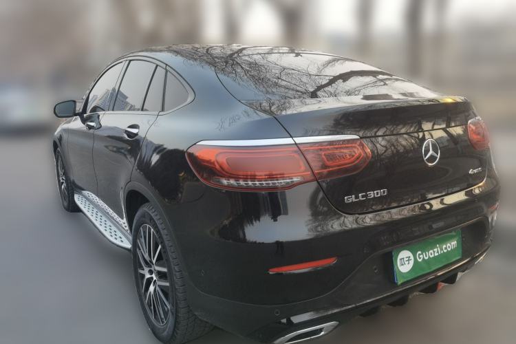 Used Mercedes-Benz GLC Coupe 2021 GLC 300 4MATIC Coupe SUV Rear Left 45 Deg