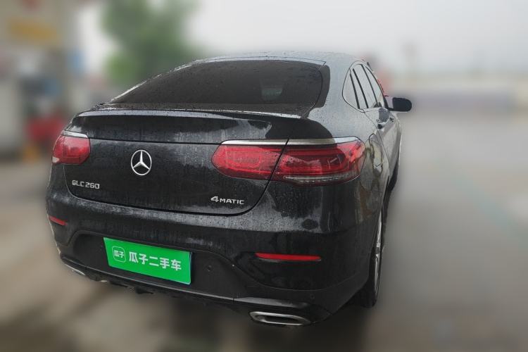 Used Mercedes-Benz GLC Coupe 2021 GLC 260 4MATIC Coupe SUV Rear Right 45 Deg