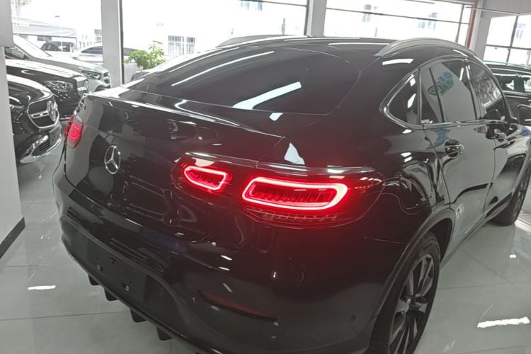 Used Mercedes-Benz GLC Coupe 2021 GLC 260 4MATIC Coupe SUV Rear Right 45 Deg