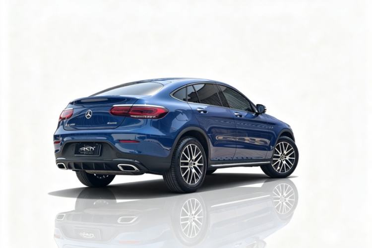 Used Mercedes-Benz GLC Coupe 2021 GLC 300 4MATIC Coupe SUV Exterior 3