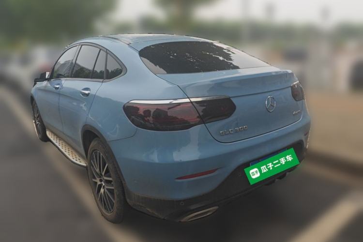 Used Mercedes-Benz GLC Coupe 2021 GLC 300 4MATIC Coupe SUV Rear Left 45 Deg