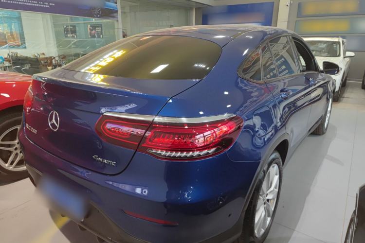 Used Mercedes-Benz GLC Coupe 2021 GLC 260 4MATIC Coupe SUV Rear Right 45 Deg
