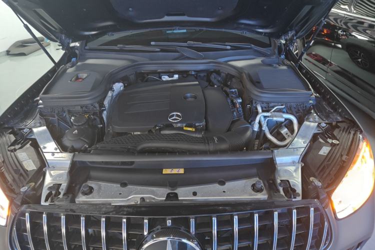 Used Mercedes-Benz GLC Coupe 2021 GLC 300 4MATIC Coupe SUV Engine Bay