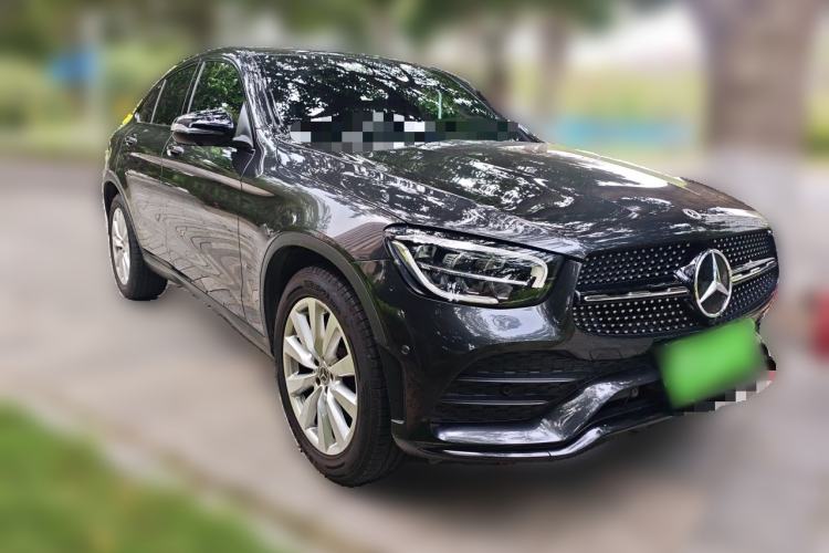 Used Mercedes-Benz GLC Coupe 2021 GLC 260 4MATIC Coupe SUV Front Right 45 Deg