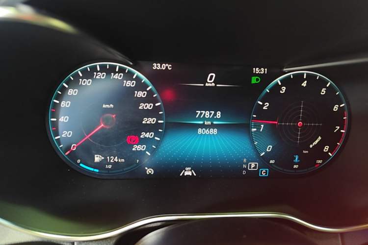 Used Mercedes-Benz GLC Coupe 2021 GLC 300 4MATIC Coupe SUV Instrument Cluster