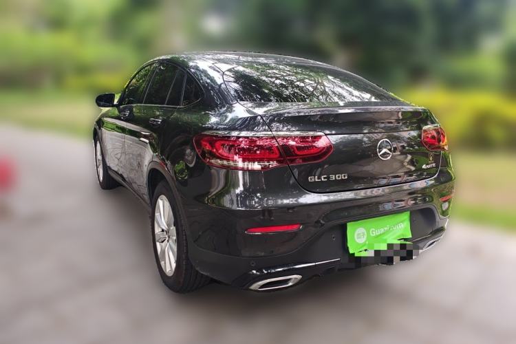 Used Mercedes-Benz GLC Coupe 2021 GLC 260 4MATIC Coupe SUV Rear Left 45 Deg