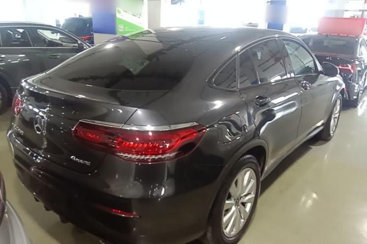 Used Mercedes-Benz GLC Coupe 2021 GLC 260 4MATIC Coupe SUV Rear Right 45 Deg