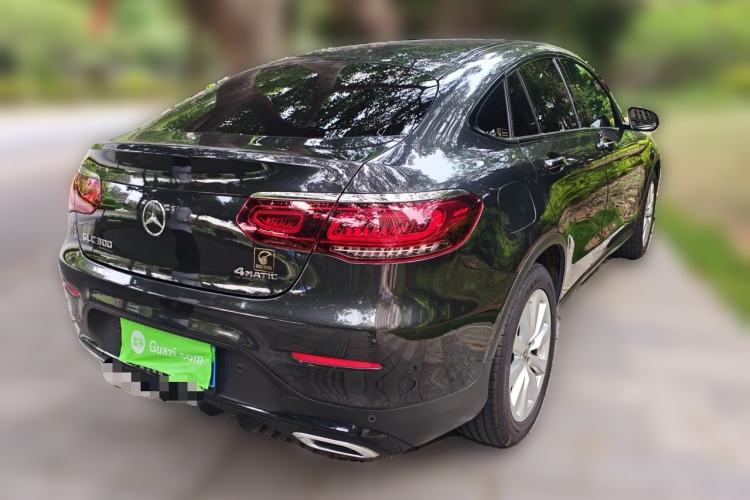 Used Mercedes-Benz GLC Coupe 2021 GLC 260 4MATIC Coupe SUV Rear Right 45 Deg