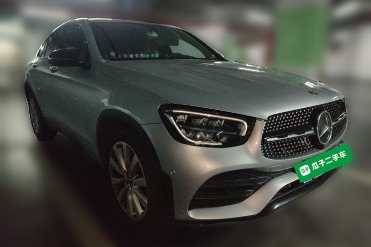 Used Mercedes-Benz GLC Coupe 2021 GLC 260 4MATIC Coupe SUV Front Right 45 Deg