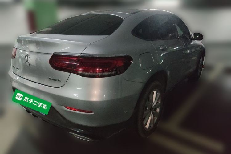 Used Mercedes-Benz GLC Coupe 2021 GLC 260 4MATIC Coupe SUV Rear Right 45 Deg