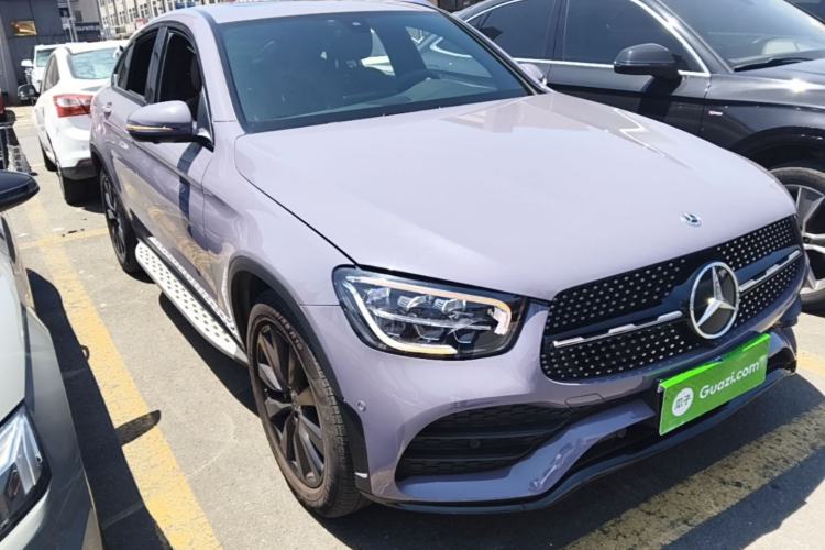 Used Mercedes-Benz GLC Coupe 2021 GLC 260 4MATIC Coupe SUV Front Right 45 Deg