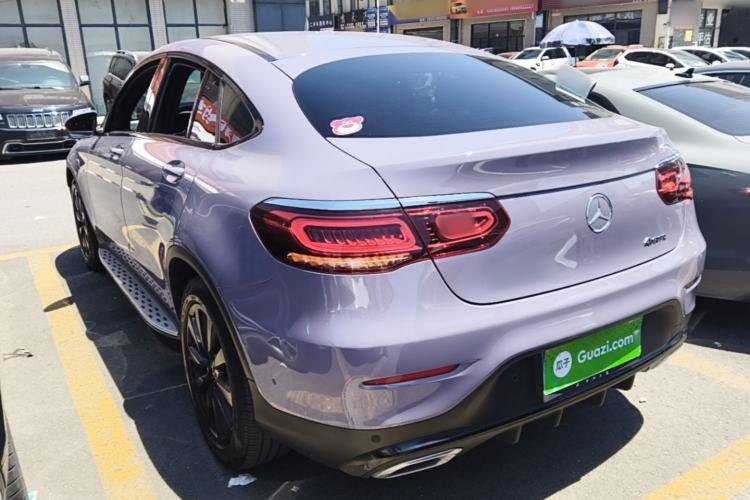 Used Mercedes-Benz GLC Coupe 2021 GLC 260 4MATIC Coupe SUV Rear Left 45 Deg