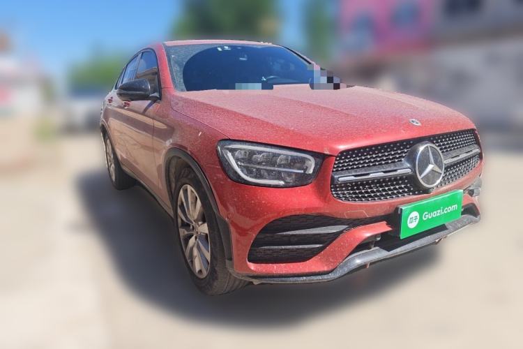 Used Mercedes-Benz GLC Coupe 2021 GLC 260 4MATIC Coupe SUV Front Right 45 Deg