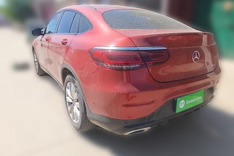 Used Mercedes-Benz GLC Coupe 2021 GLC 260 4MATIC Coupe SUV Rear Left 45 Deg