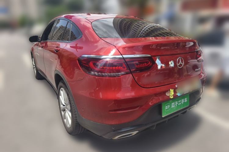 Used Mercedes-Benz GLC Coupe 2021 GLC 260 4MATIC Coupe SUV Rear Left 45 Deg