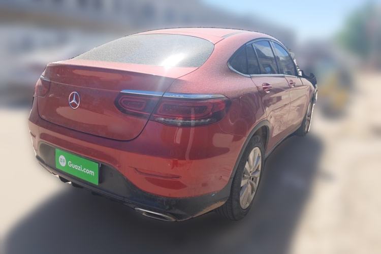 Used Mercedes-Benz GLC Coupe 2021 GLC 260 4MATIC Coupe SUV Rear Right 45 Deg