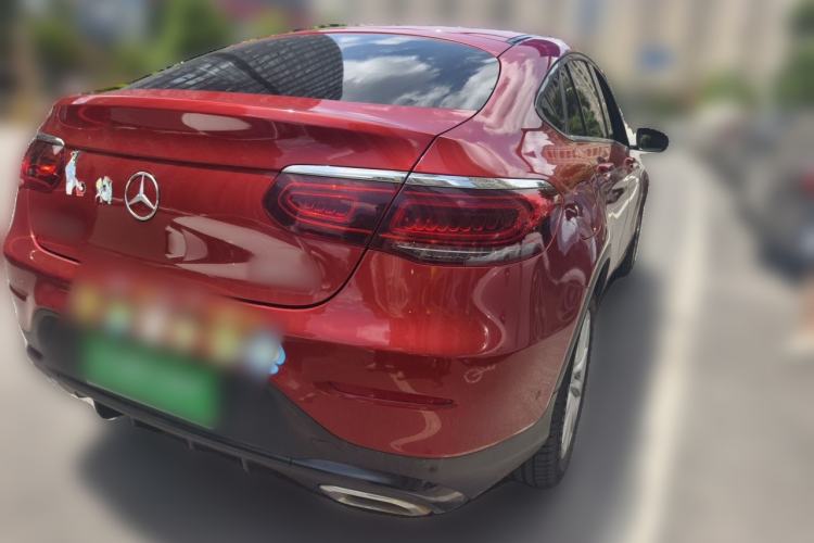Used Mercedes-Benz GLC Coupe 2021 GLC 260 4MATIC Coupe SUV Rear Right 45 Deg