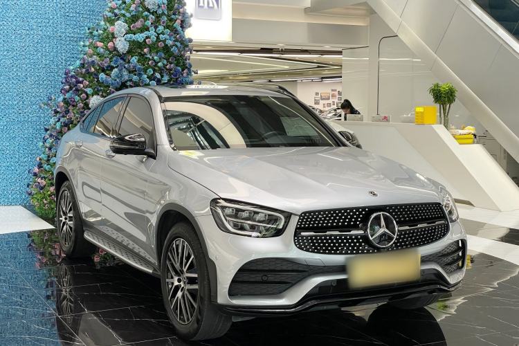 Used Mercedes-Benz GLC Coupe 2021 GLC 300 4MATIC Coupe SUV Exterior 1