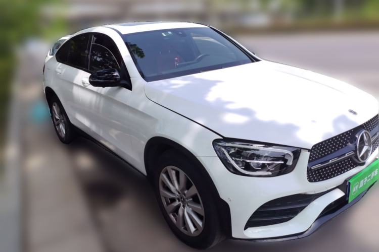 Used Mercedes-Benz GLC Coupe 2021 GLC 260 4MATIC Coupe SUV Exterior 2
