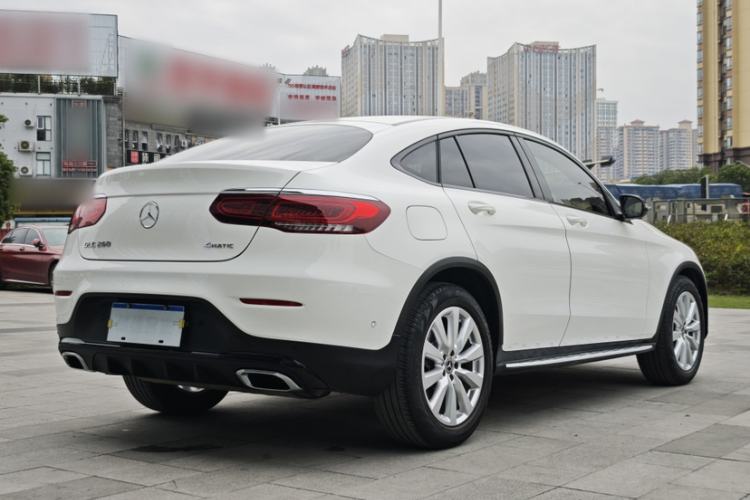 Used Mercedes-Benz GLC Coupe 2021 GLC 260 4MATIC Coupe SUV Exterior 3