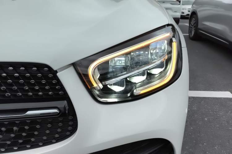 Used Mercedes-Benz GLC Coupe 2021 GLC 300 4MATIC Coupe SUV Left Front Headlight