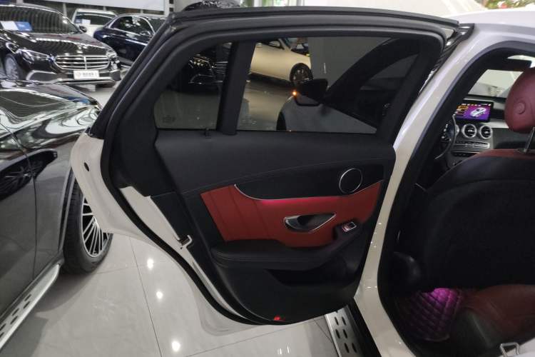 Used Mercedes-Benz GLC Coupe 2021 GLC 300 4MATIC Coupe SUV Left Rear Door Interior