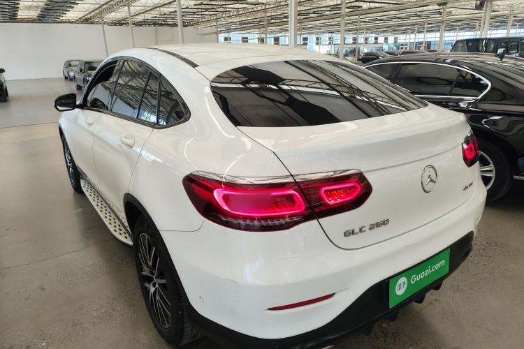 Used Mercedes-Benz GLC Coupe 2021 GLC 260 4MATIC Coupe SUV Rear Left 45 Deg