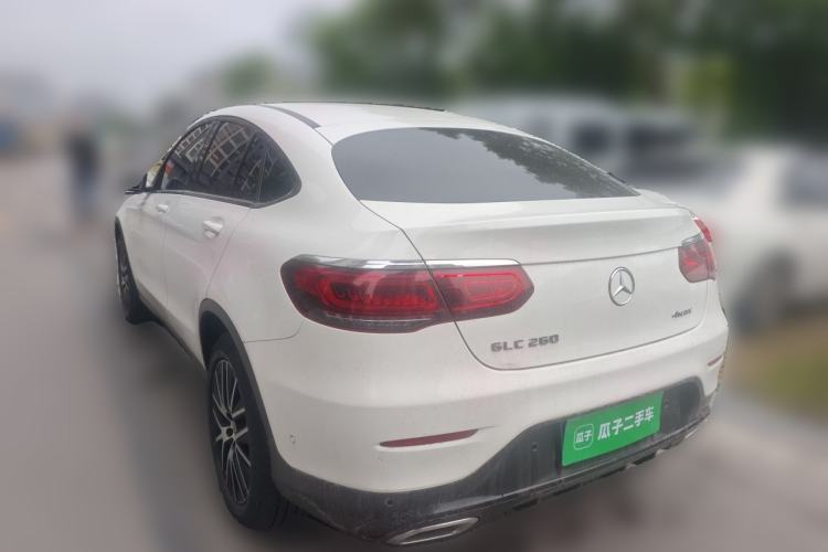 Used Mercedes-Benz GLC Coupe 2021 GLC 260 4MATIC Coupe SUV Rear Left 45 Deg