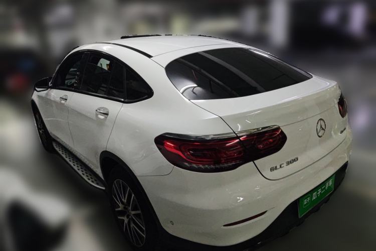 Used Mercedes-Benz GLC Coupe 2021 GLC 300 4MATIC Coupe SUV Rear Left 45 Deg