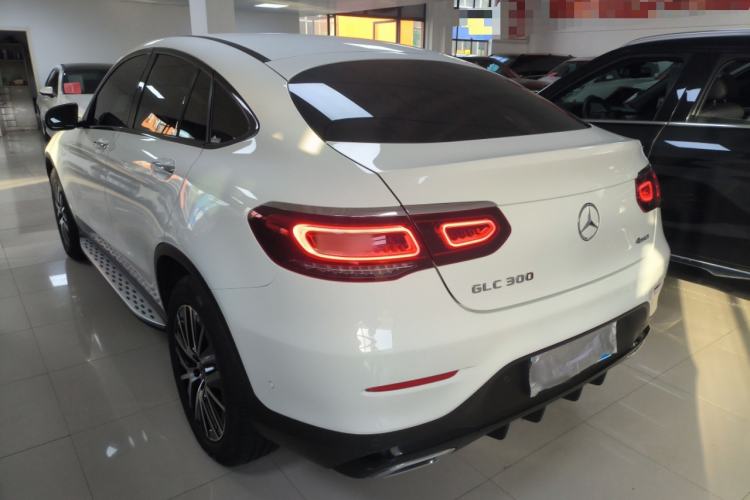Used Mercedes-Benz GLC Coupe 2021 GLC 300 4MATIC Coupe SUV Rear Left 45 Deg