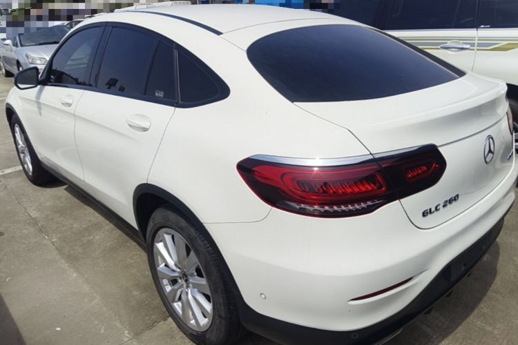 Used Mercedes-Benz GLC Coupe 2021 GLC 260 4MATIC Coupe SUV Rear Left 45 Deg