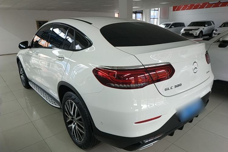 Used Mercedes-Benz GLC Coupe 2021 GLC 300 4MATIC Coupe SUV Rear Left 45 Deg