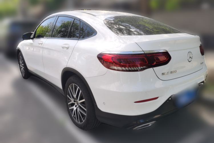 Used Mercedes-Benz GLC Coupe 2021 GLC 260 4MATIC Coupe SUV Rear Left 45 Deg