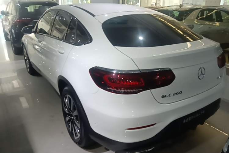 Used Mercedes-Benz GLC Coupe 2021 GLC 260 4MATIC Coupe SUV Rear Left 45 Deg