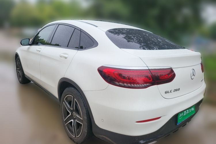Used Mercedes-Benz GLC Coupe 2021 GLC 260 4MATIC Coupe SUV Rear Left 45 Deg