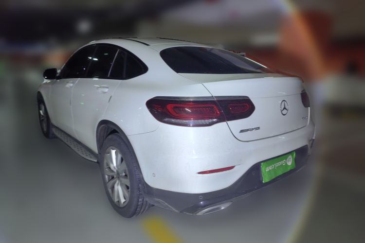 Used Mercedes-Benz GLC Coupe 2021 GLC 260 4MATIC Coupe SUV Rear Left 45 Deg