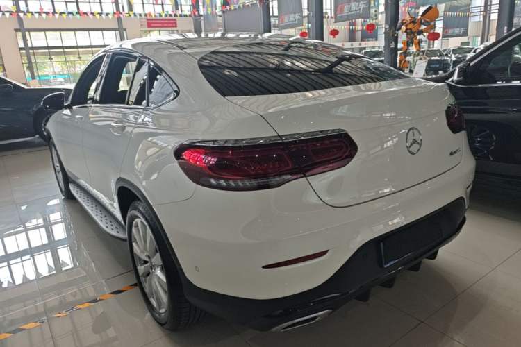 Used Mercedes-Benz GLC Coupe 2021 GLC 260 4MATIC Coupe SUV Rear Left 45 Deg