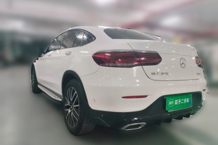 Used Mercedes-Benz GLC Coupe 2021 GLC 300 4MATIC Coupe SUV Rear Left 45 Deg