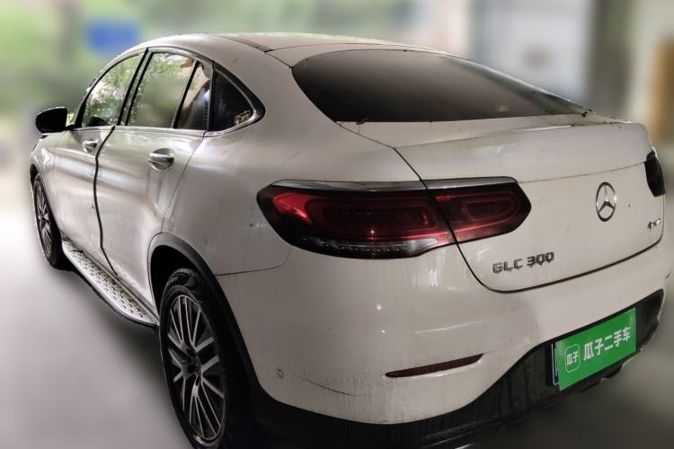 Used Mercedes-Benz GLC Coupe 2021 GLC 300 4MATIC Coupe SUV Rear Left 45 Deg