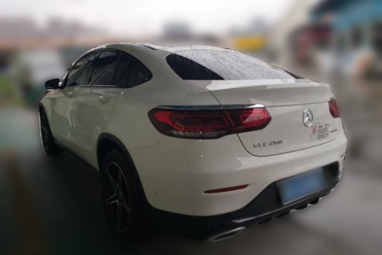 Used Mercedes-Benz GLC Coupe 2021 GLC 260 4MATIC Coupe SUV Rear Left 45 Deg