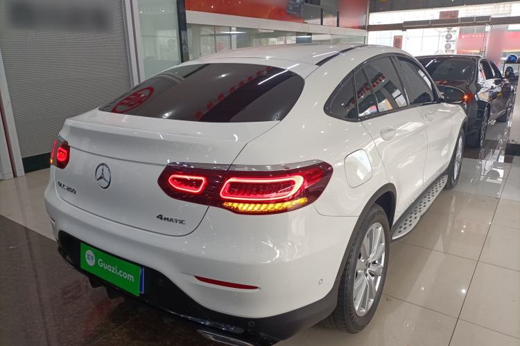 Used Mercedes-Benz GLC Coupe 2021 GLC 260 4MATIC Coupe SUV Rear Right 45 Deg