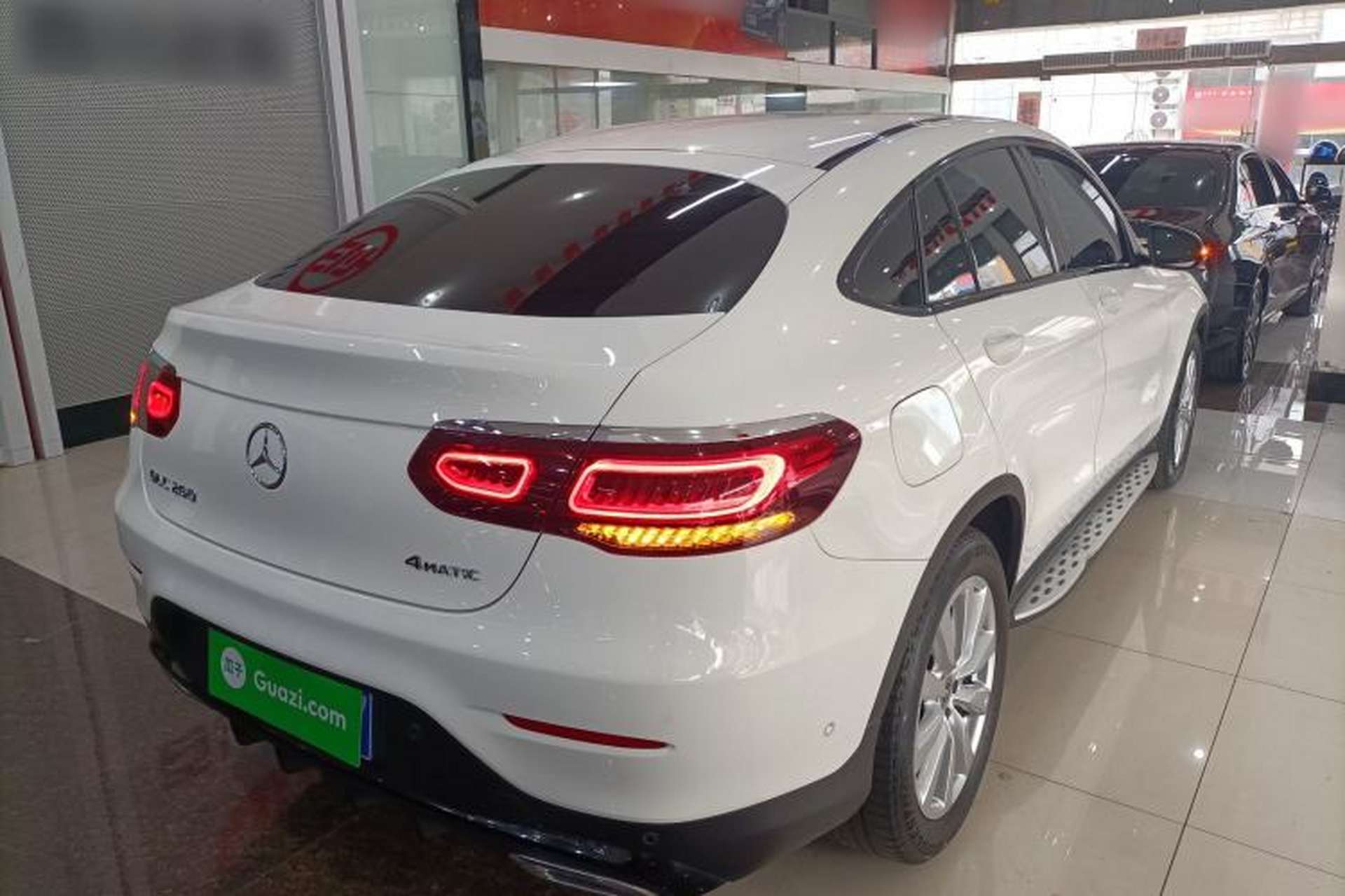 Used Mercedes-Benz GLC Coupe 2021 GLC 260 4MATIC Coupe SUV Rear Right 45 Deg