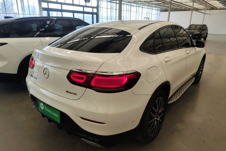 Used Mercedes-Benz GLC Coupe 2021 GLC 260 4MATIC Coupe SUV Rear Right 45 Deg